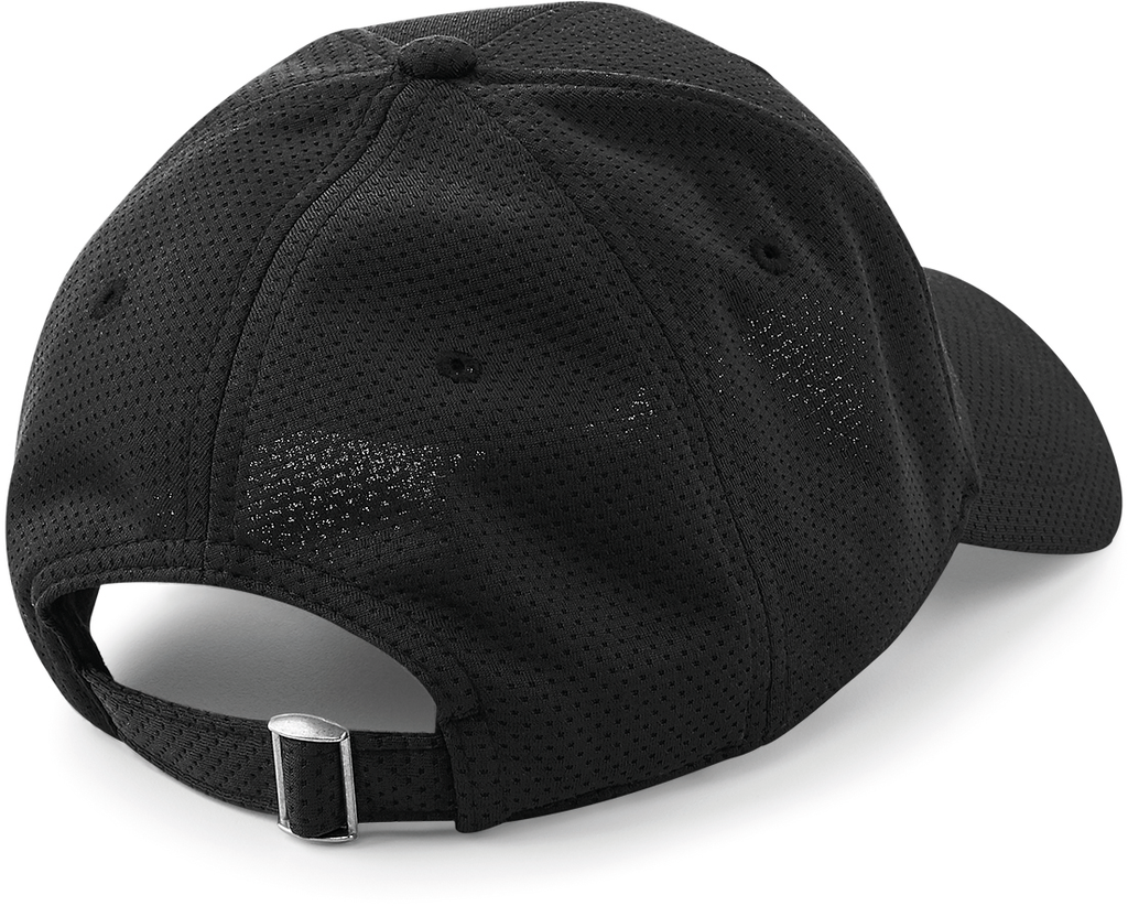 Beechfield® Casquette filet 6 panneaux Black (B196)