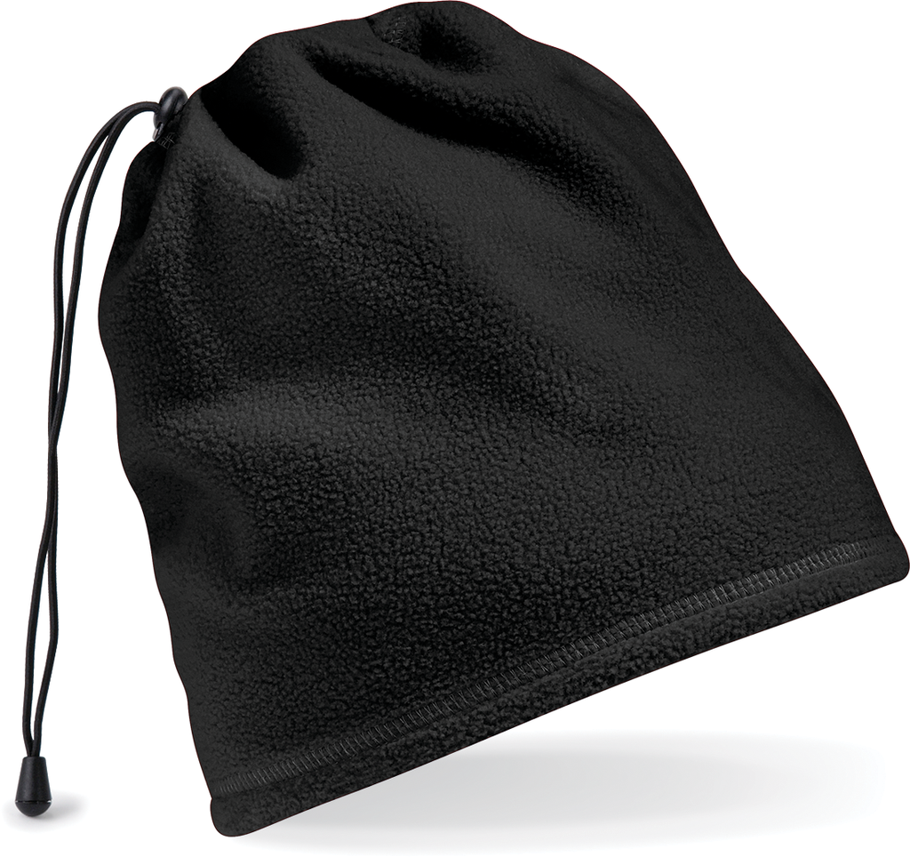 Beechfield® Bonnet / tour de cou Suprafleece™ Black (B285)