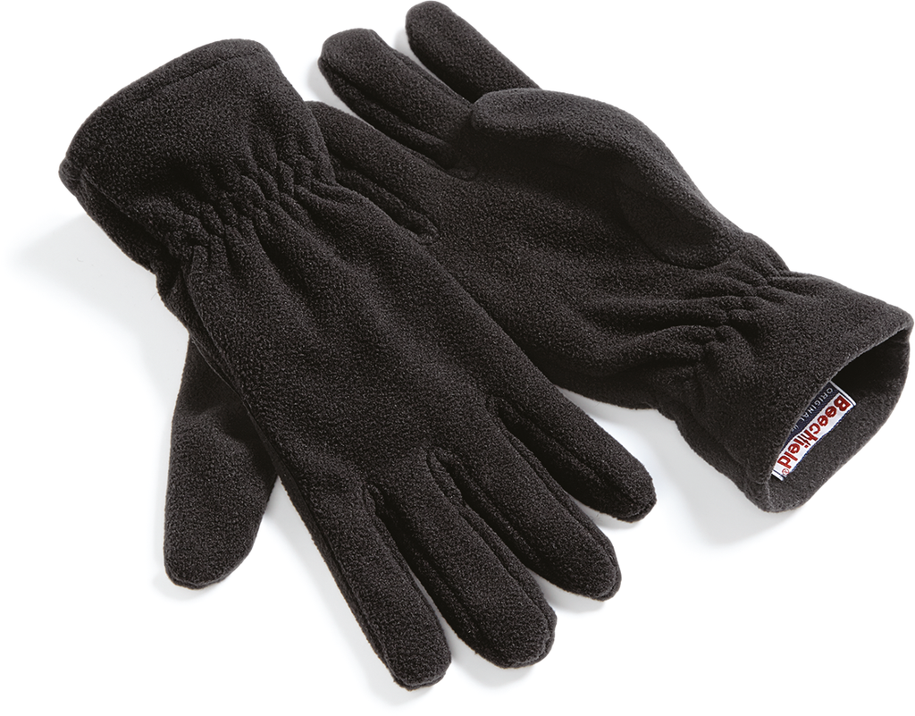 Beechfield® Gants Alpine Suprafleece® Black (B296)