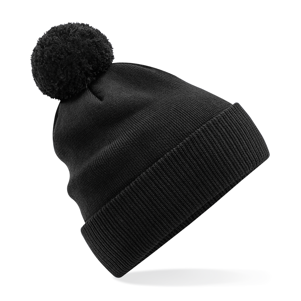 Beechfield® Bonnet Snowstar® en coton bio Black (B450N)