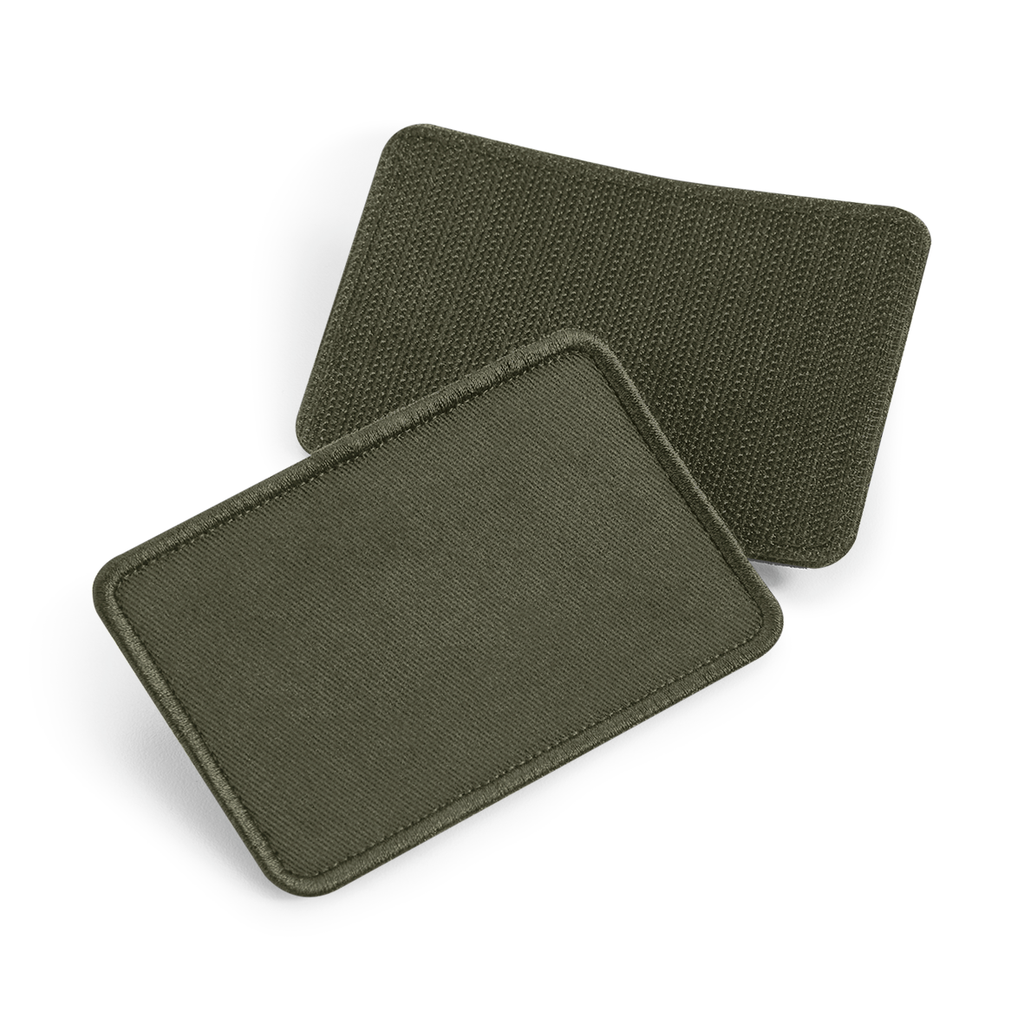 Beechfield® Patch amovible en coton Military Green (B600)