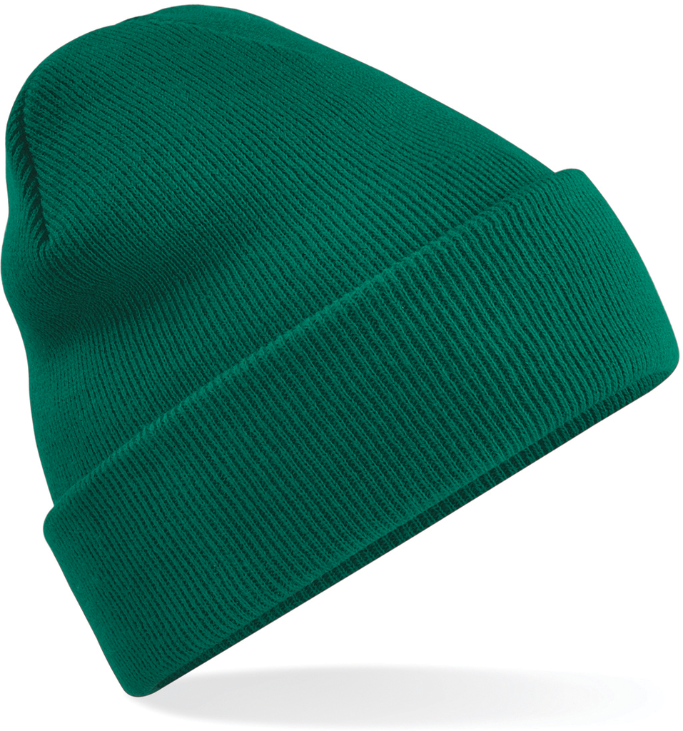 Beechfield® Bonnet Original à revers Bottle Green (B45)