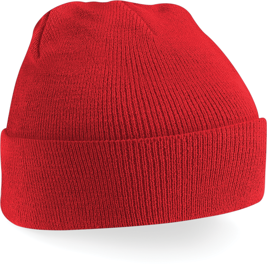 Beechfield® Bonnet Original à revers Bright Red (B45)