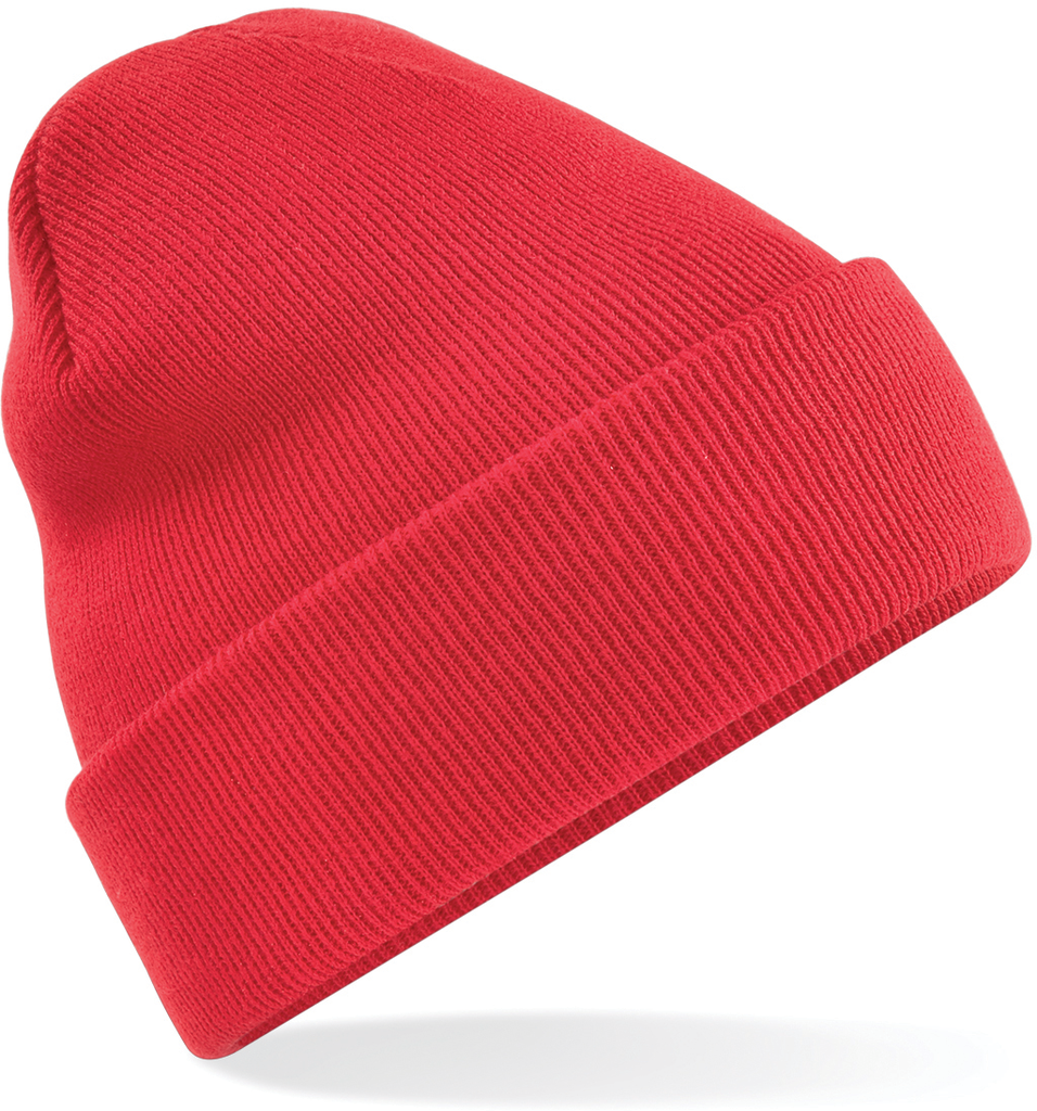 Beechfield® Bonnet Original à revers Bright Red (B45)