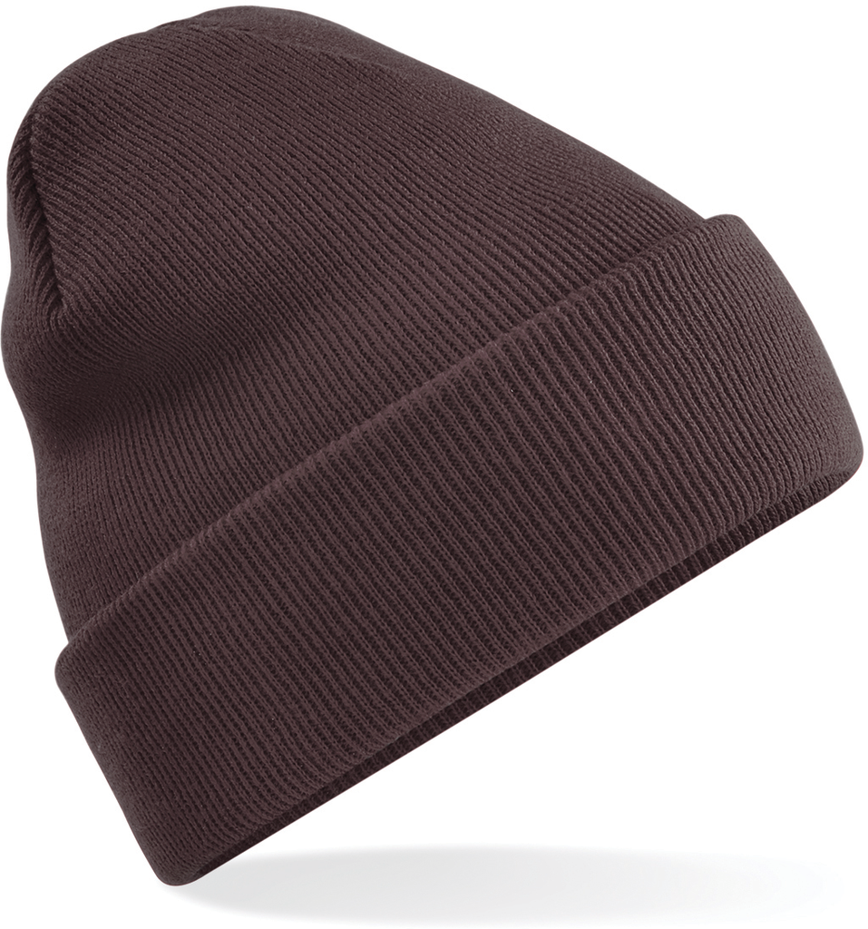 Beechfield® Bonnet Original à revers Chocolate (B45)