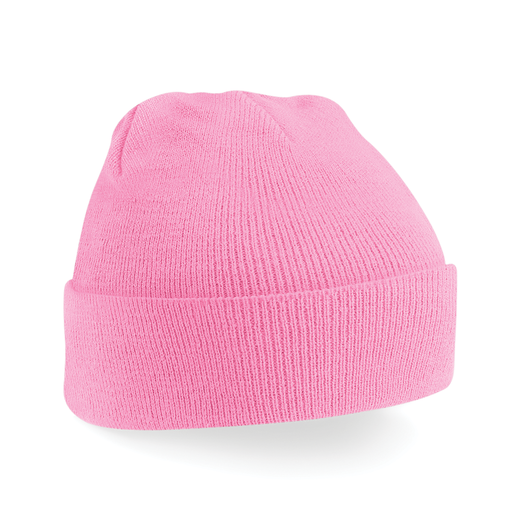 Beechfield® Bonnet Original à revers Classic Pink (B45)