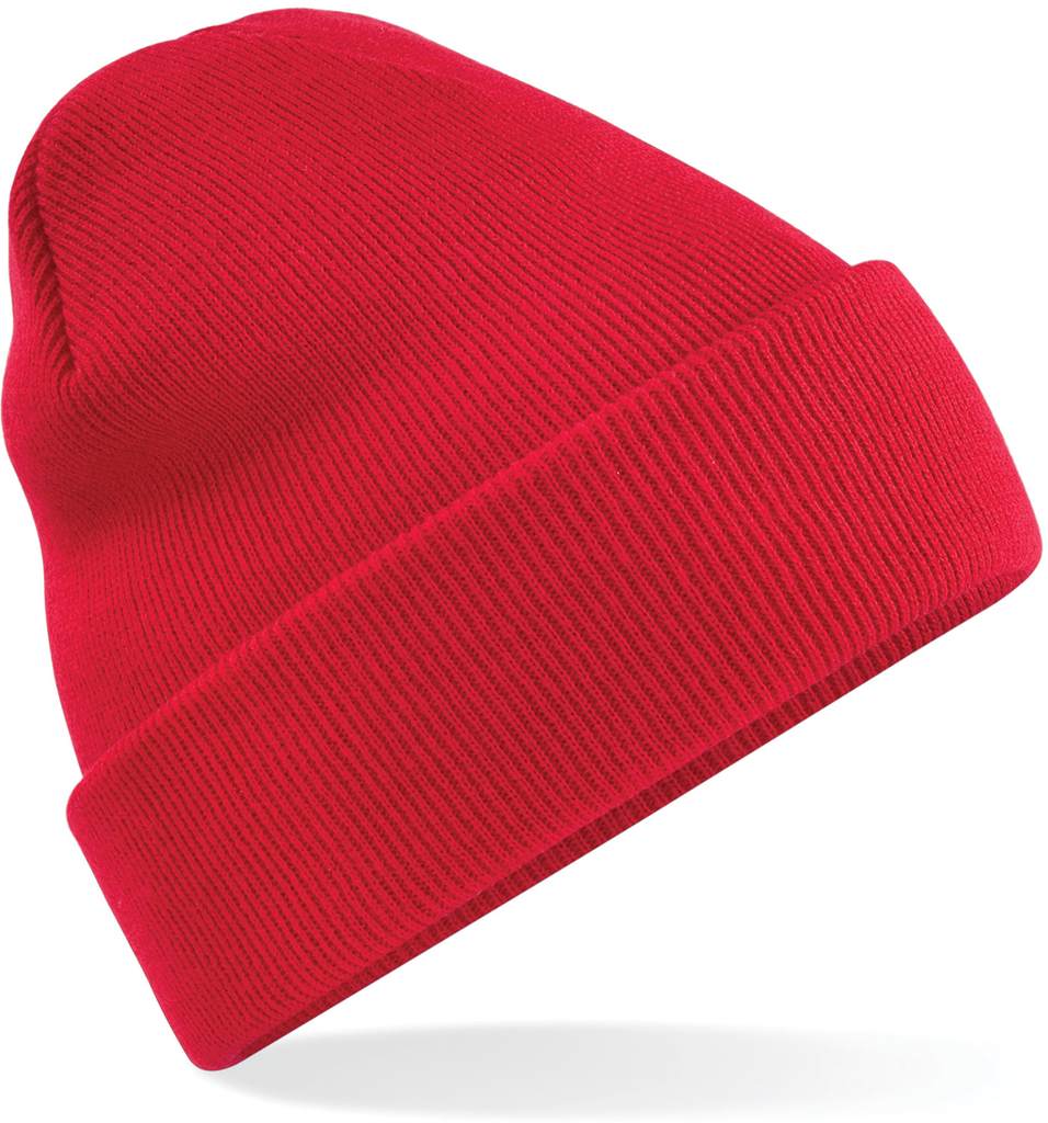 Beechfield® Bonnet Original à revers Classic Red (B45)