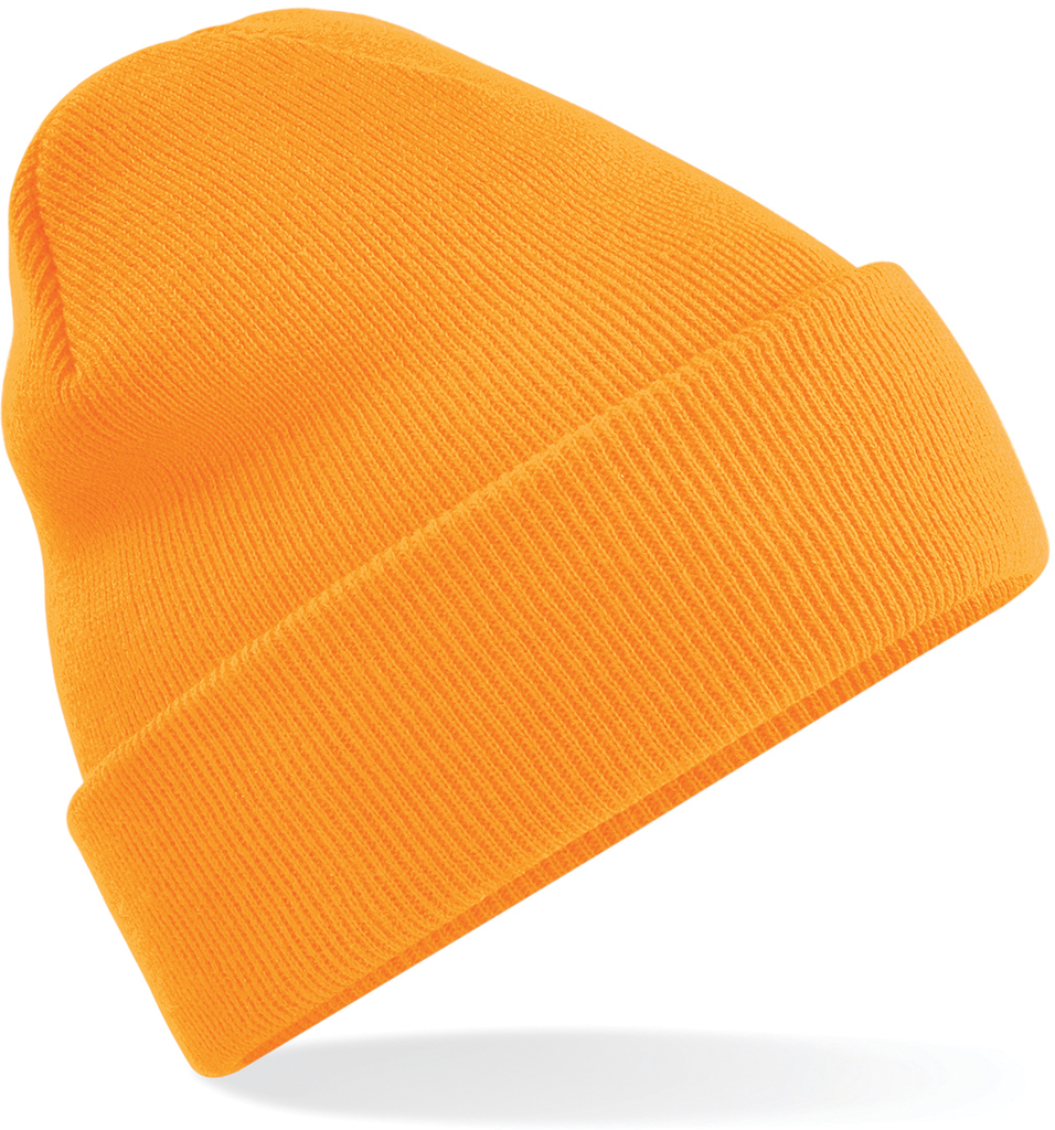 Beechfield® Bonnet Original à revers Fluorescent Orange (B45)