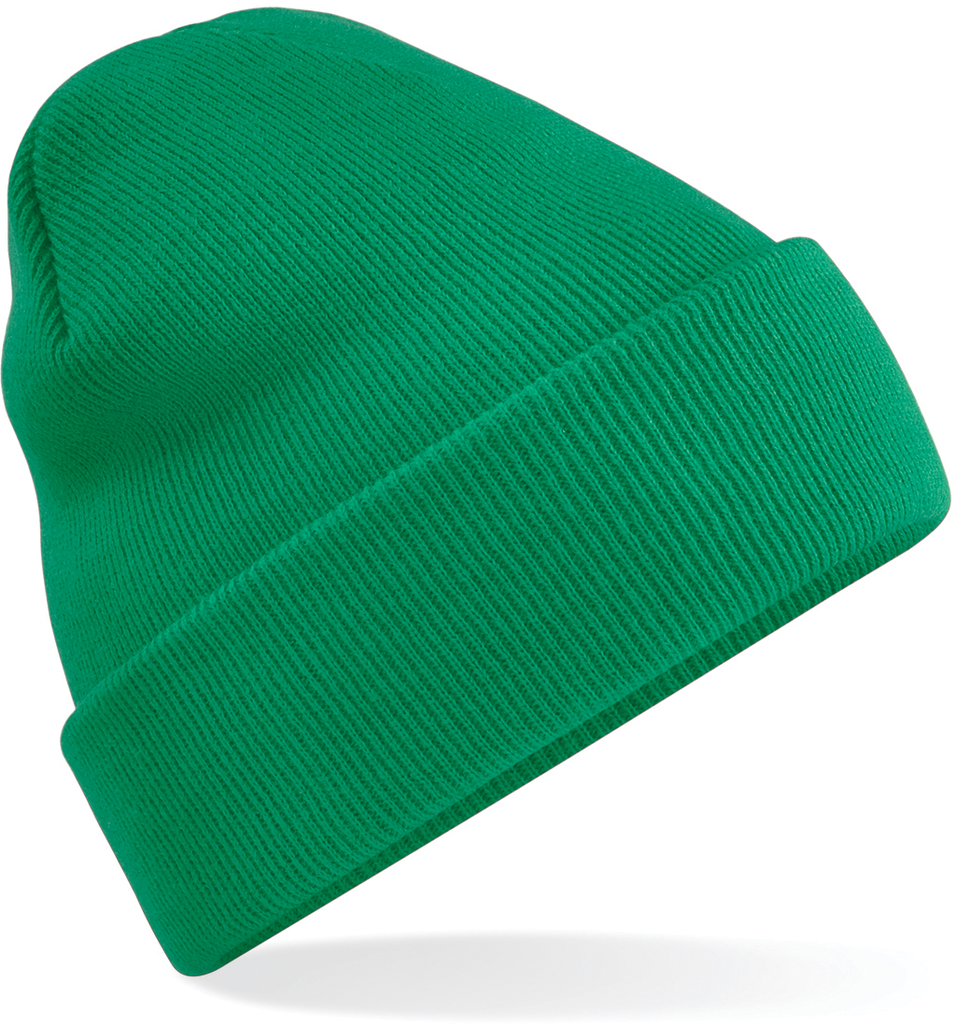 Beechfield® Bonnet Original à revers Kelly Green (B45)
