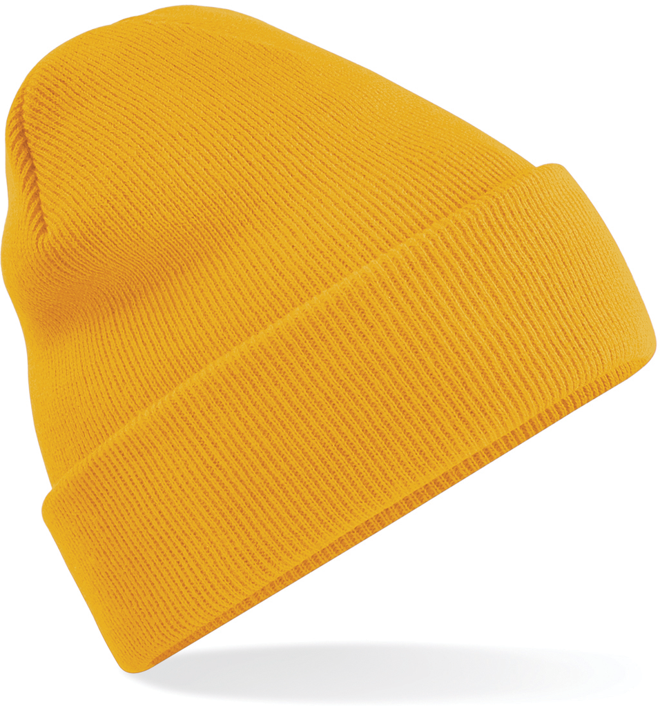 Beechfield® Bonnet Original à revers Mustard (B45)