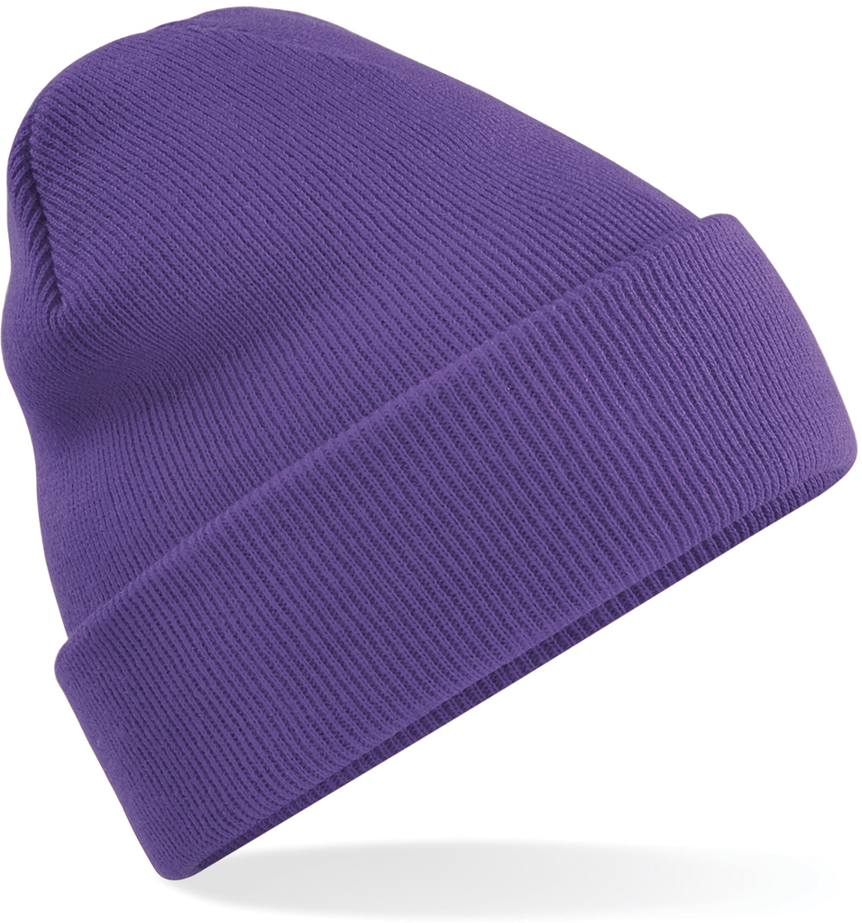 Beechfield® Bonnet Original à revers Purple (B45)