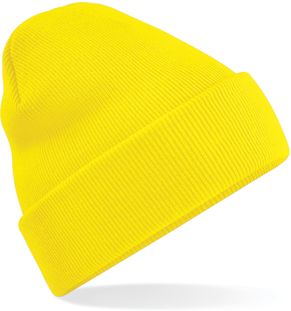 Beechfield® Bonnet Original à revers Yellow (B45)