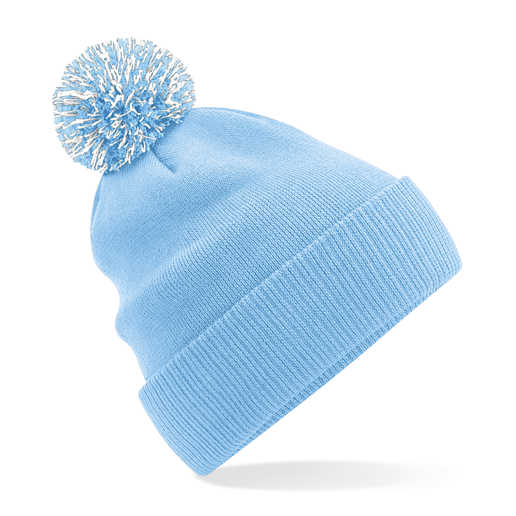 Beechfield® Bonnet Snowstar® Surf Blue / Off White (B450)