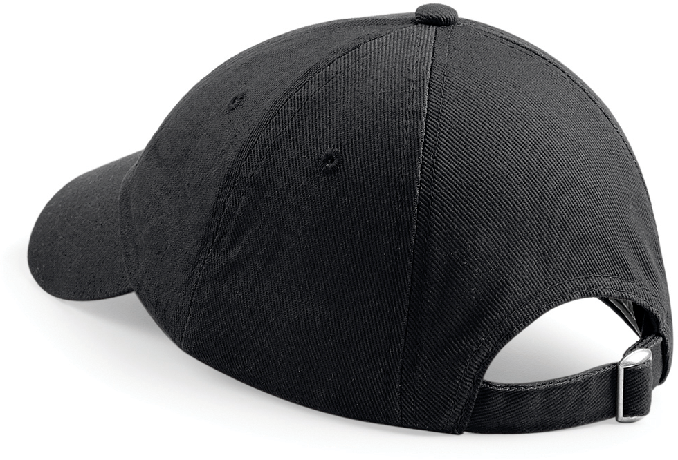 Beechfield® Casquette profil bas en coton drill - 6 panneaux Black (B58)