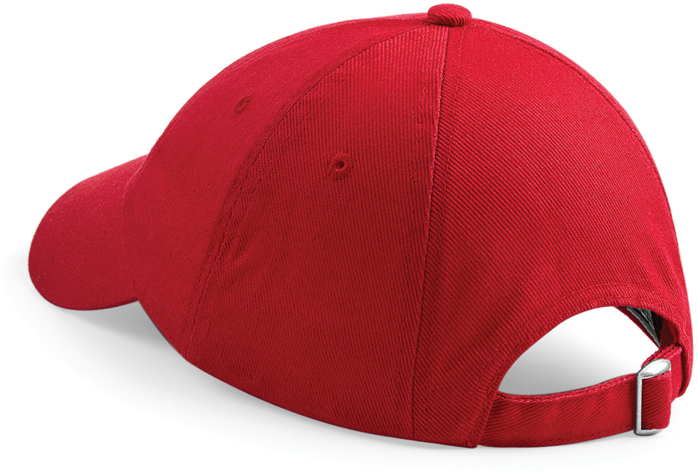 Beechfield® Casquette profil bas en coton drill - 6 panneaux Classic Red (B58)