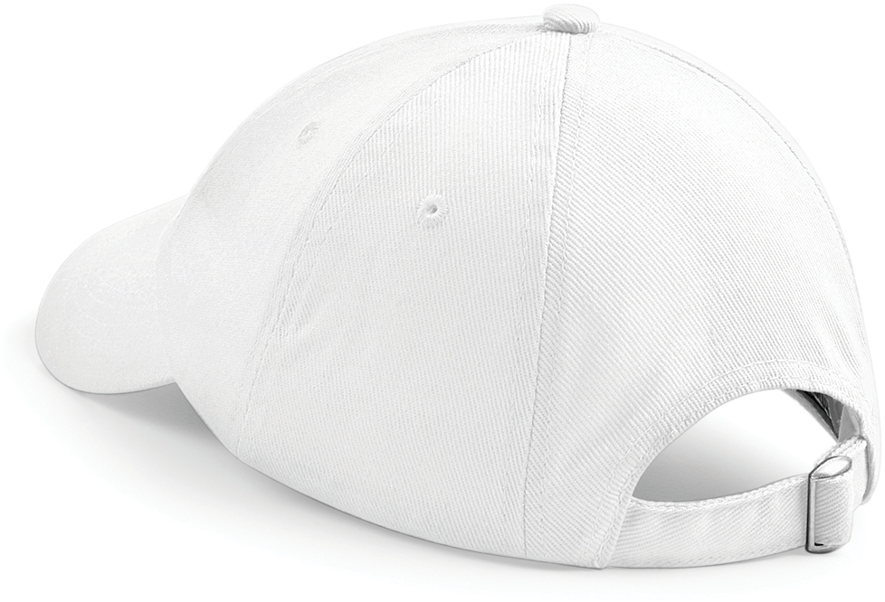 Beechfield® Casquette profil bas en coton drill - 6 panneaux White (B58)