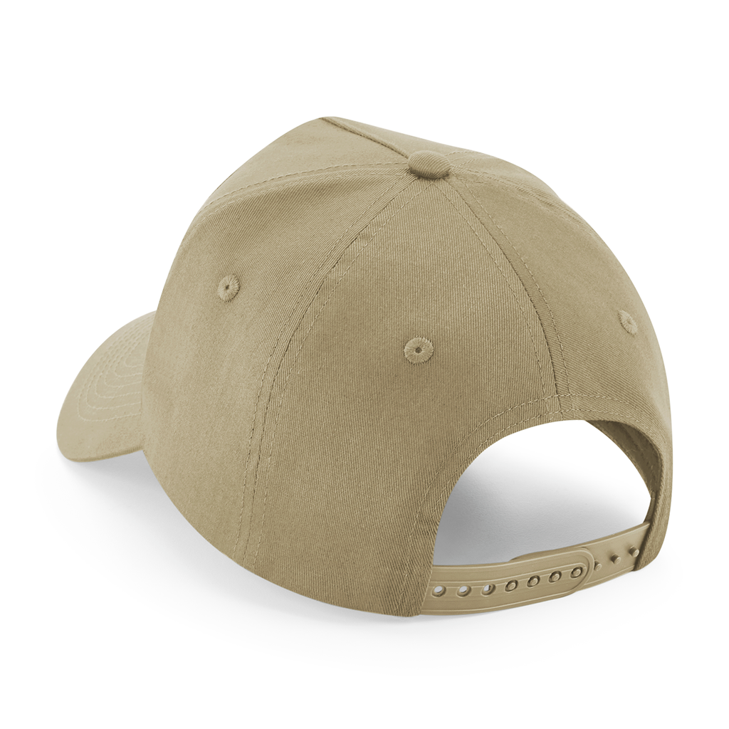 Beechfield® Casquette 5 panneaux avec patch amovible Desert sand (B638)
