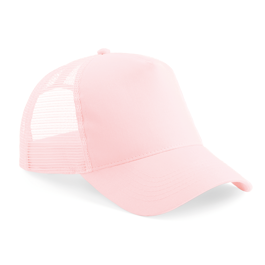 Beechfield® Casquette filet junior réglable à l'arrière Pastel Pink (B640B)