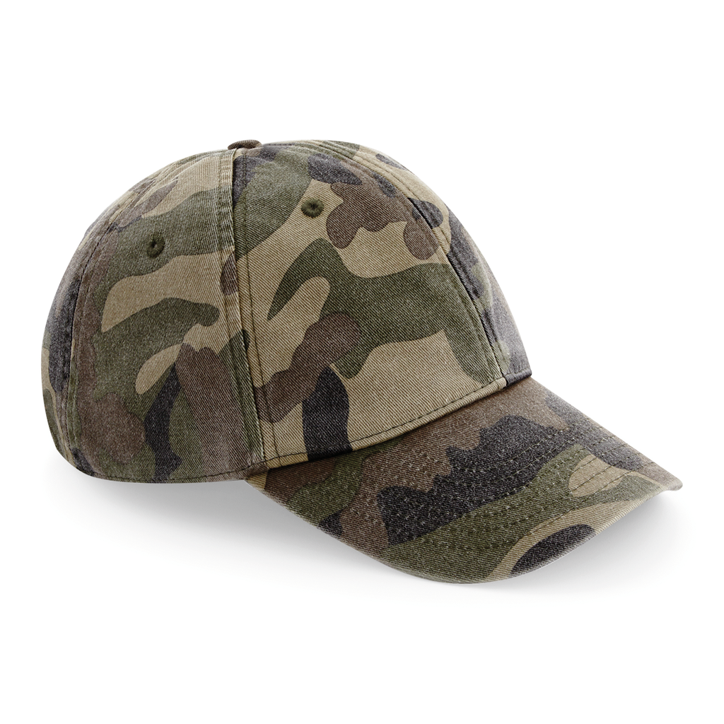 Beechfield® Casquette vintage profil bas Vintage Jungle Camo (B655)