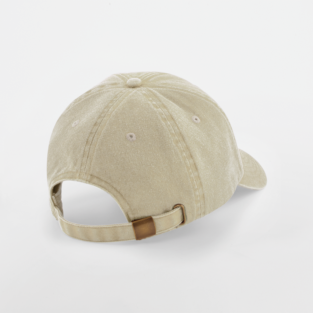 Beechfield® Casquette vintage profil bas Vintage Stone (B655)
