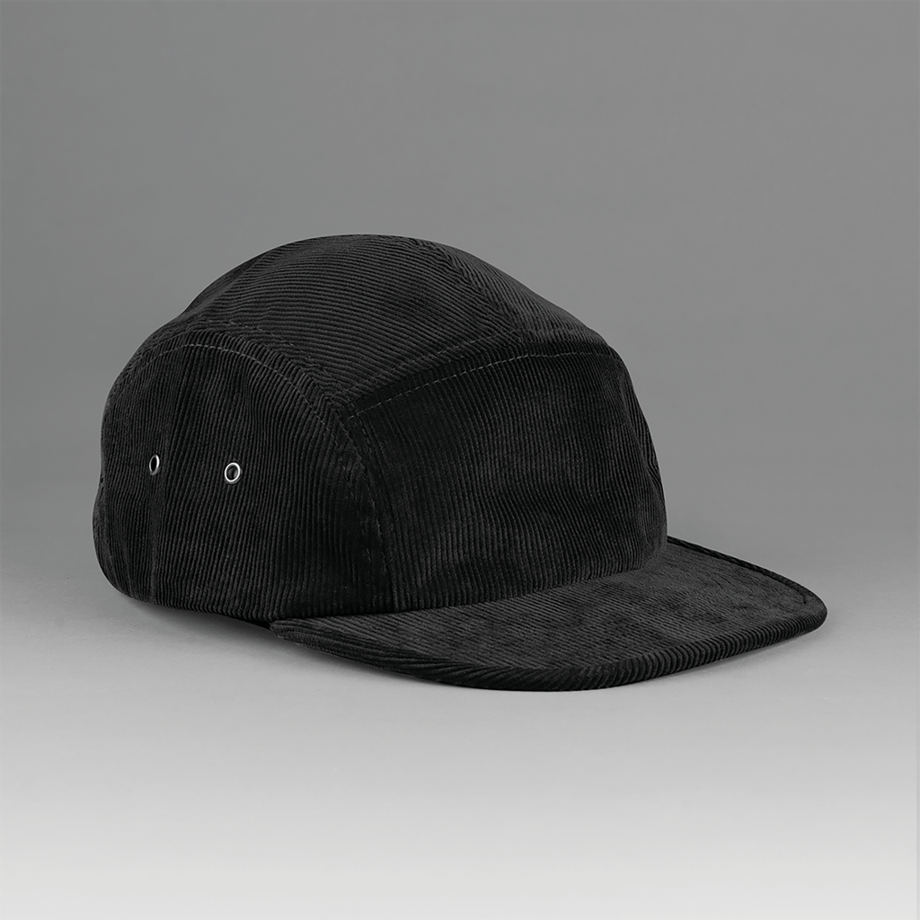 Beechfield® Casquette campeur 5 panneaux en velours Black (B679)