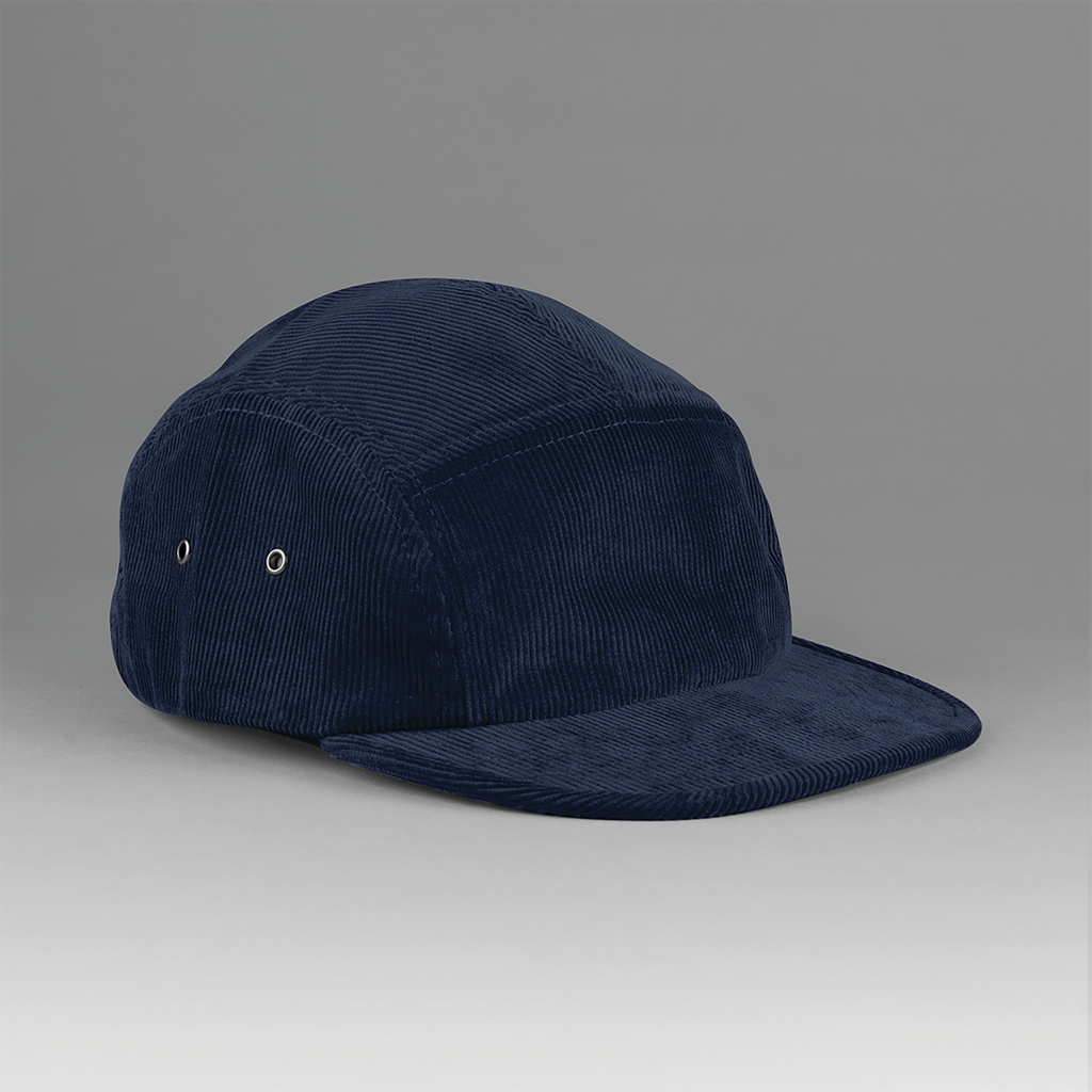 Beechfield® Casquette campeur 5 panneaux en velours Oxford Navy (B679)