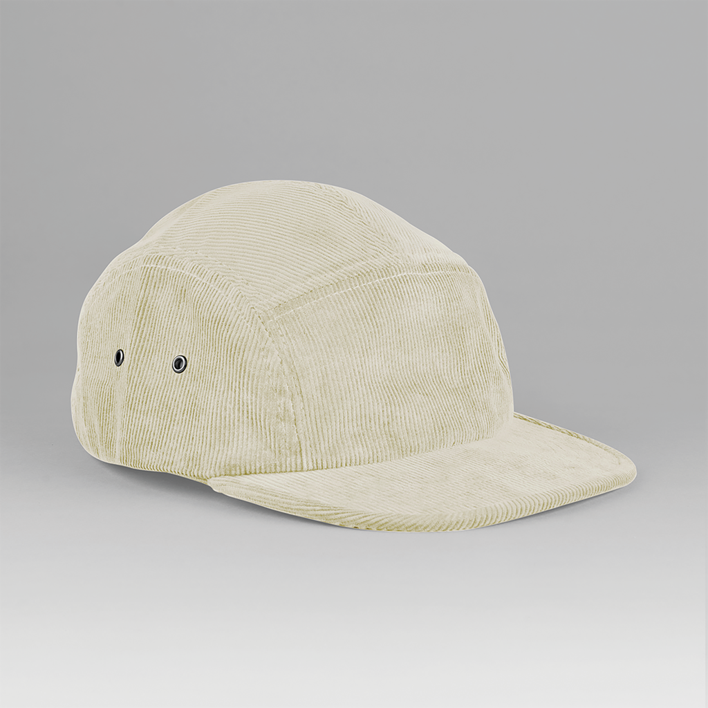Beechfield® Casquette campeur 5 panneaux en velours Stone (B679)