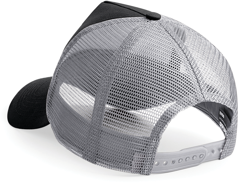 Beechfield® Casquette américaine Black / Light Grey (B640)
