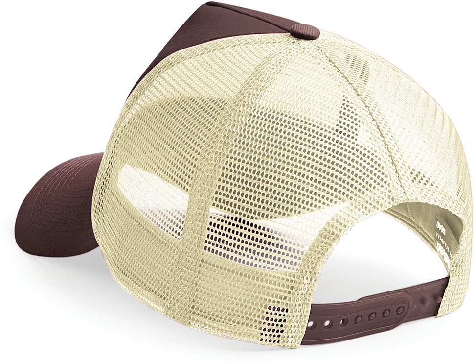 Beechfield® Casquette américaine Chocolate / Caramel (B640)