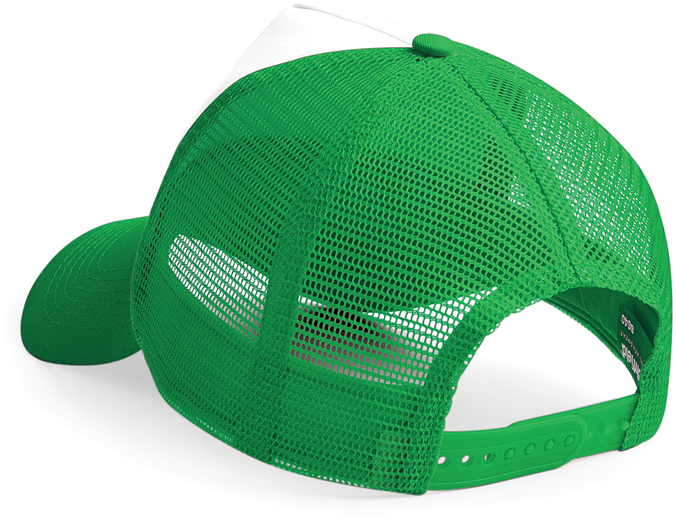 Beechfield® Casquette américaine Pure Green / White (B640)