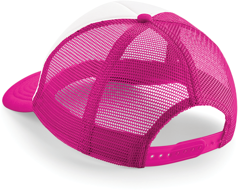 Beechfield® Casquette américaine Vintage Fuchsia / White (B645)