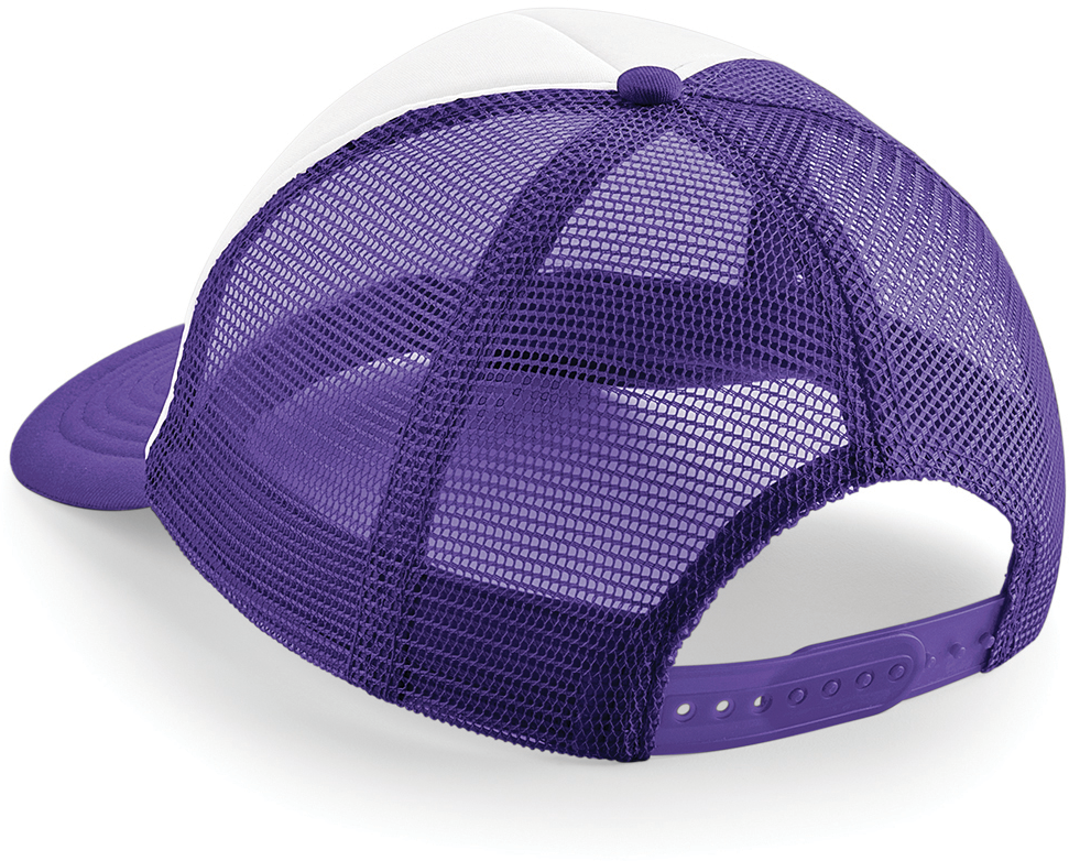 Beechfield® Casquette américaine Vintage Purple / White (B645)