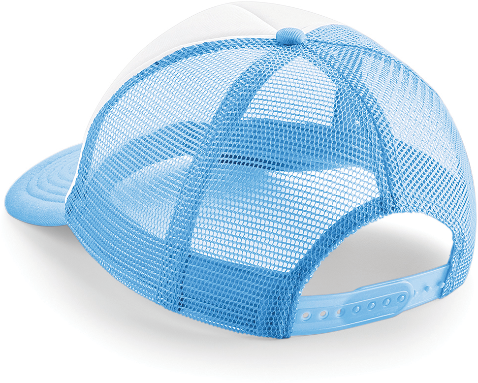 Beechfield® Casquette américaine Vintage Sky Blue / White (B645)