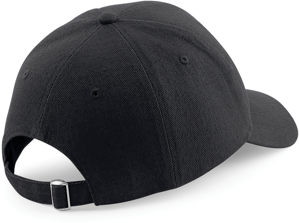 Beechfield® Casquette homme Pro-Style en coton brossé - 6 panneaux Black (B65)