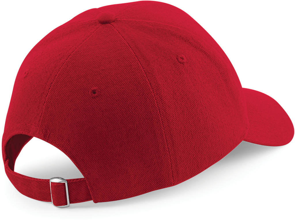 Beechfield® Casquette homme Pro-Style en coton brossé - 6 panneaux Classic Red (B65)