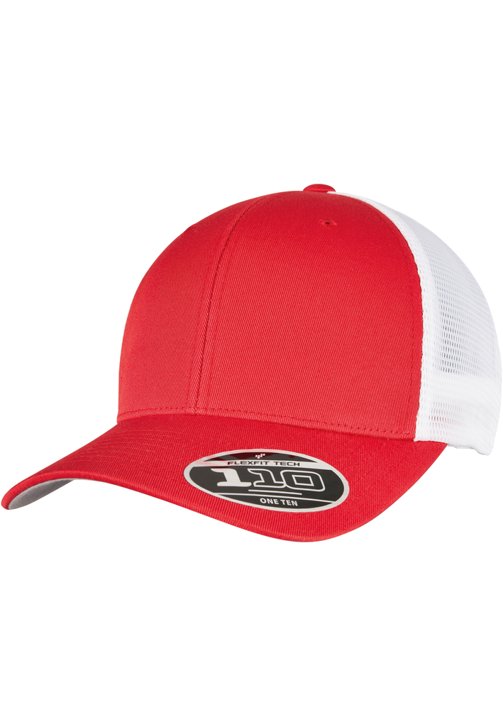 FLEXFIT Casquette mesh bicolore RED / WHITE (FL110MT)