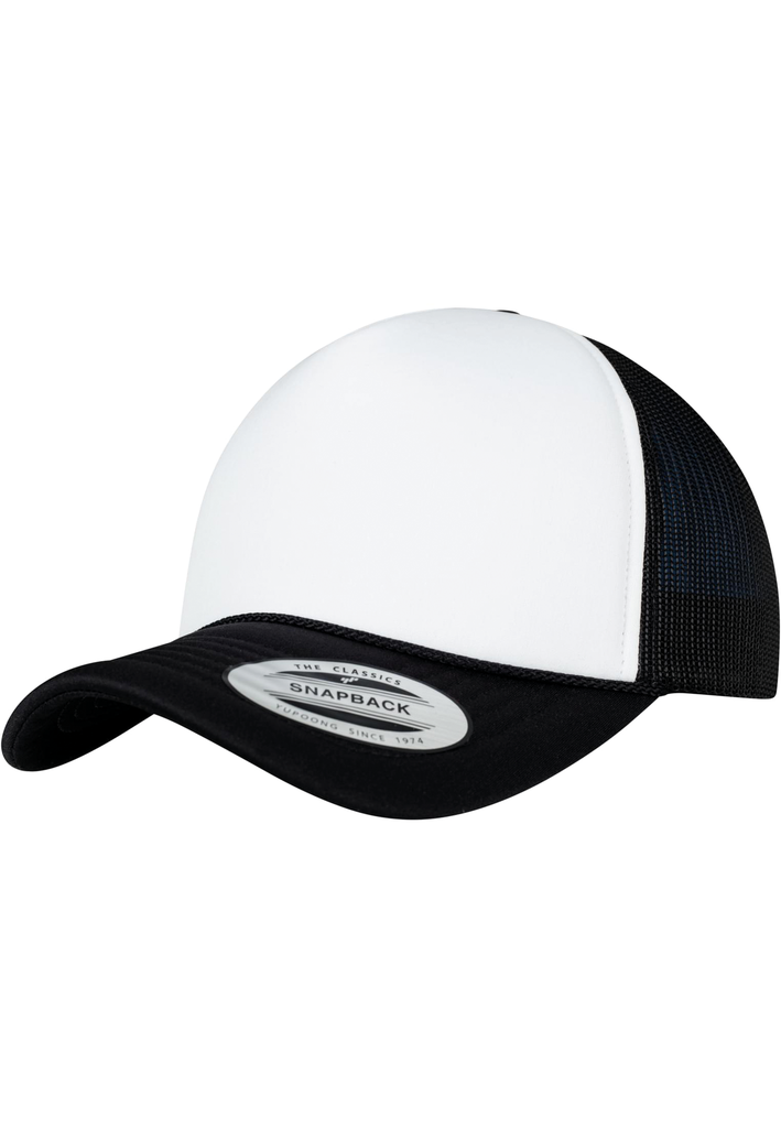 FLEXFIT Casquette foam trucker BLACK / WHITE (FL6005FC)