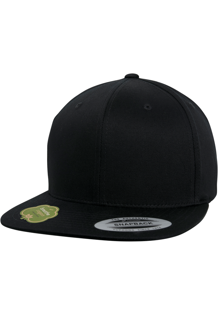 FLEXFIT Casquette snapback en coton organique BLACK (FL6089OC)