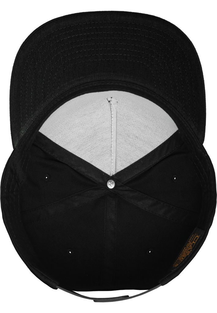 FLEXFIT Casquette Classic 5 Panel Snapback BLACK / BLACK (FL6007)