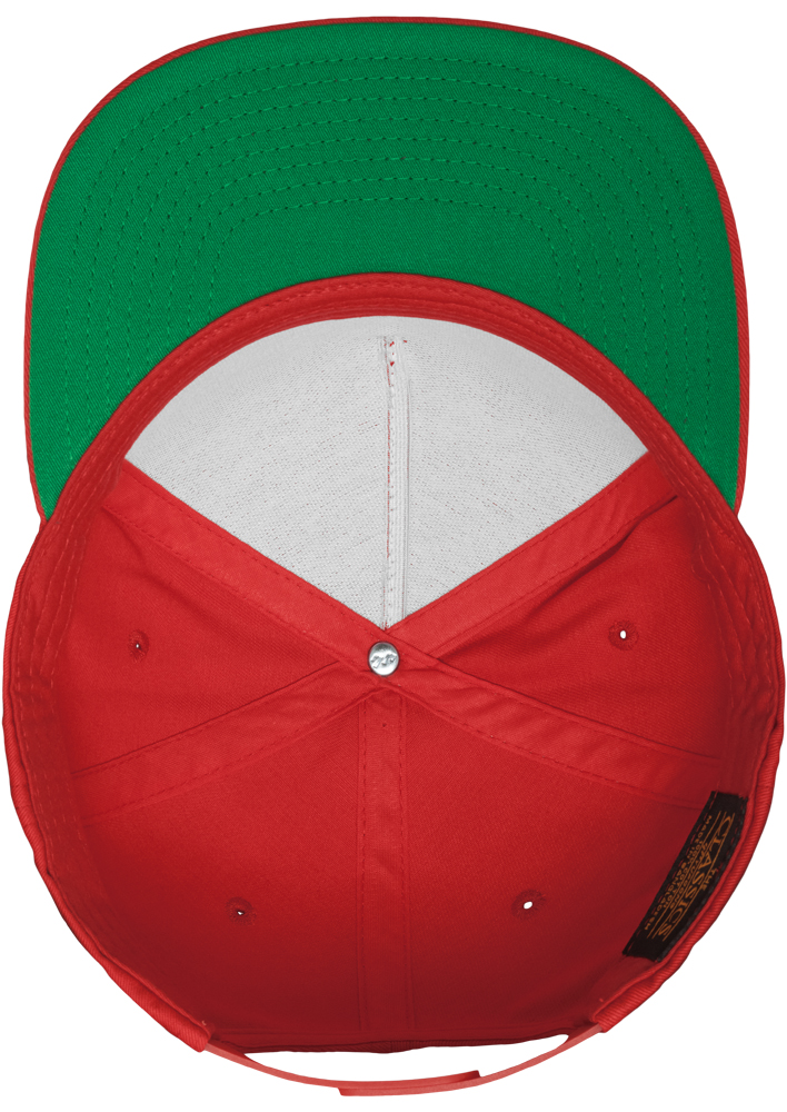 FLEXFIT Casquette Classic 5 Panel Snapback RED (FL6007)