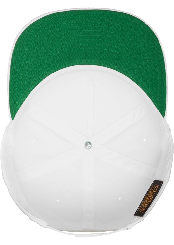 FLEXFIT Casquette Classic 5 Panel Snapback WHITE (FL6007)