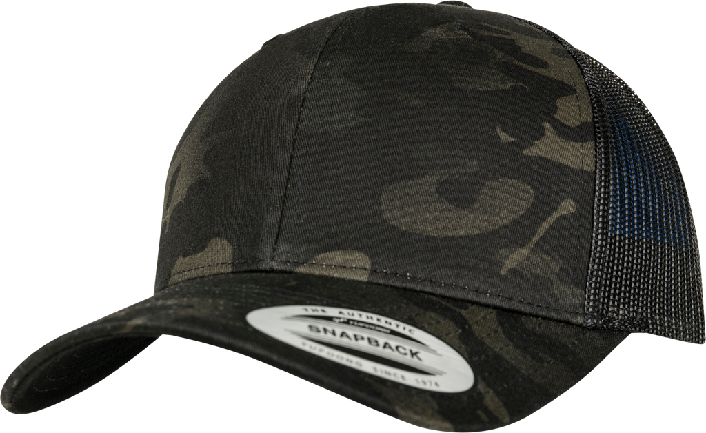 FLEXFIT Casquette retro trucker multicam BLACK MULTICAM (FL6606MC)