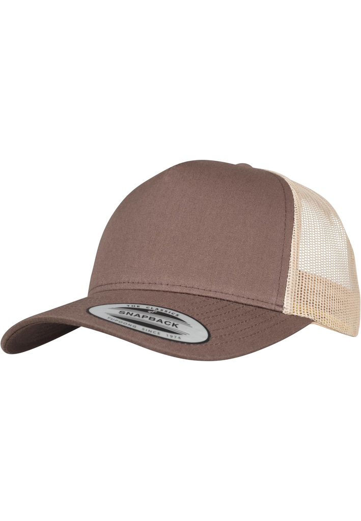FLEXFIT Casquette trucker retro bicolore BROWN / KHAKI (FL6506T)