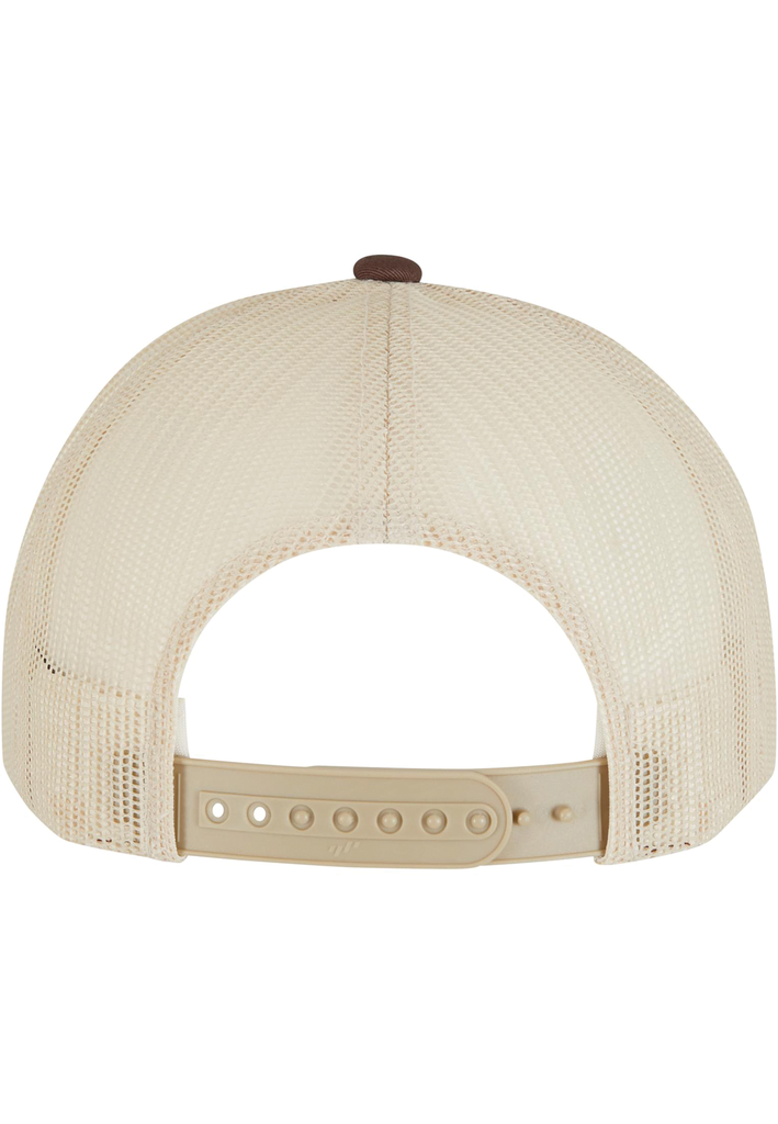 FLEXFIT Casquette trucker retro bicolore MUSTANG / BEIGE (FL6506T)