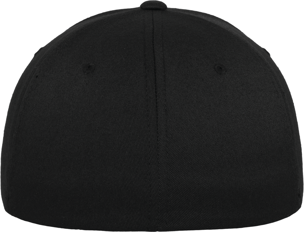 [FL6560_91246_91244] FLEXFIT Casquette 5 panneaux BLACK (FL6560) (S/M)