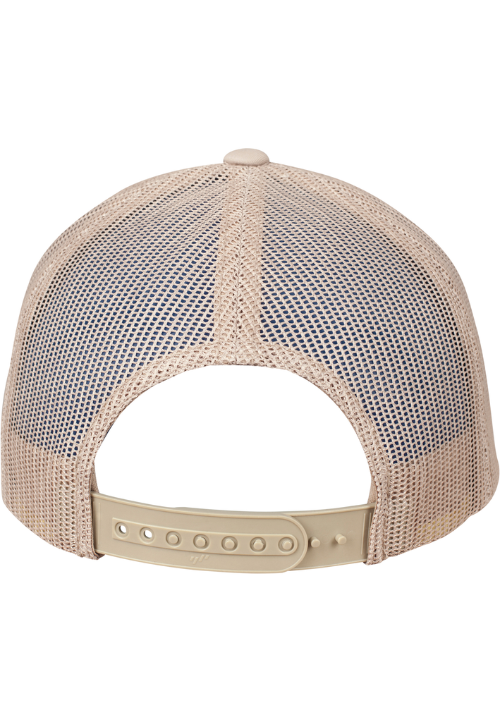 FLEXFIT Casquette Retro Trucker Colored Front KHAKI / WHITE (FL6606CF)