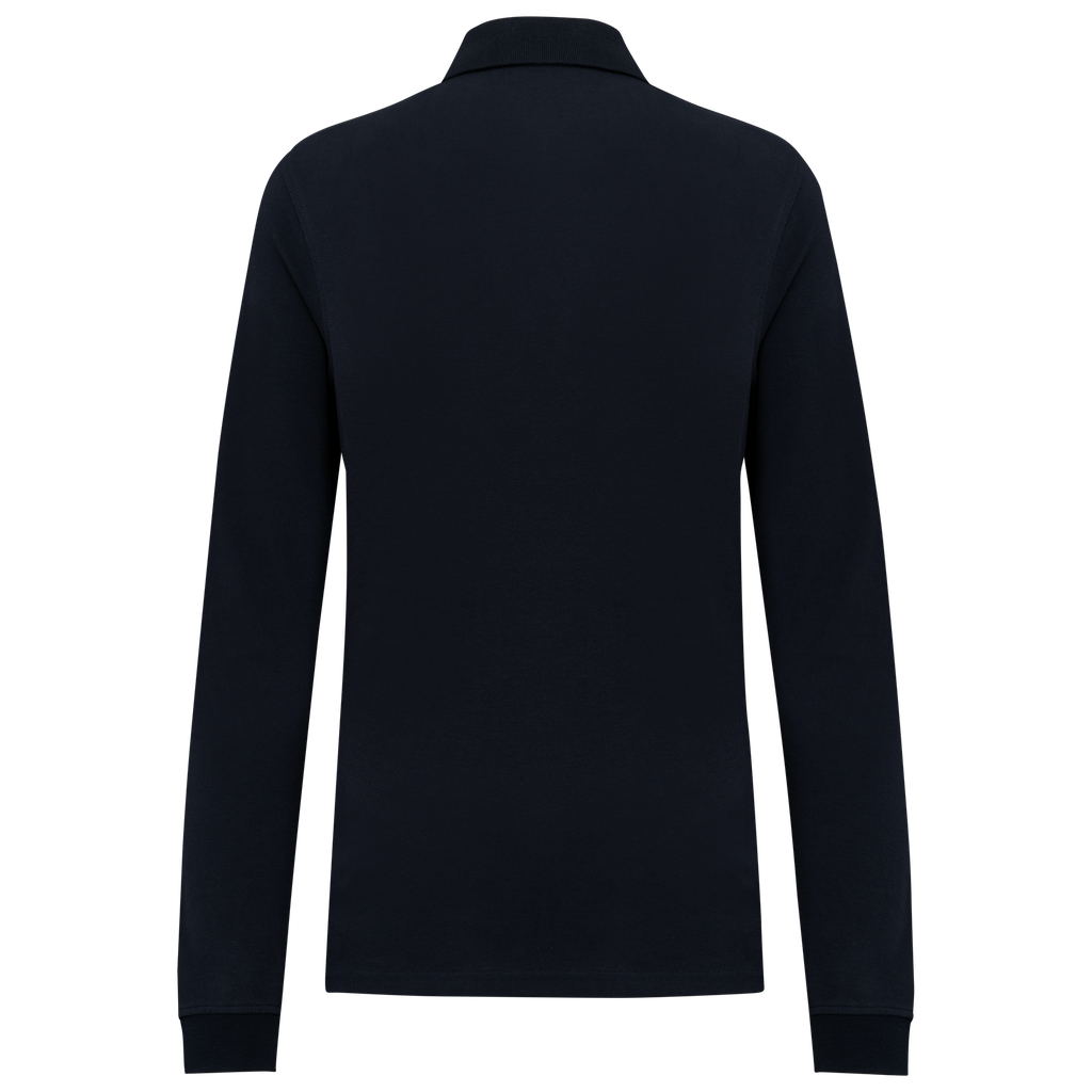 Kariban Polo piqué manches longues Bio180 femme Navy (K2028)