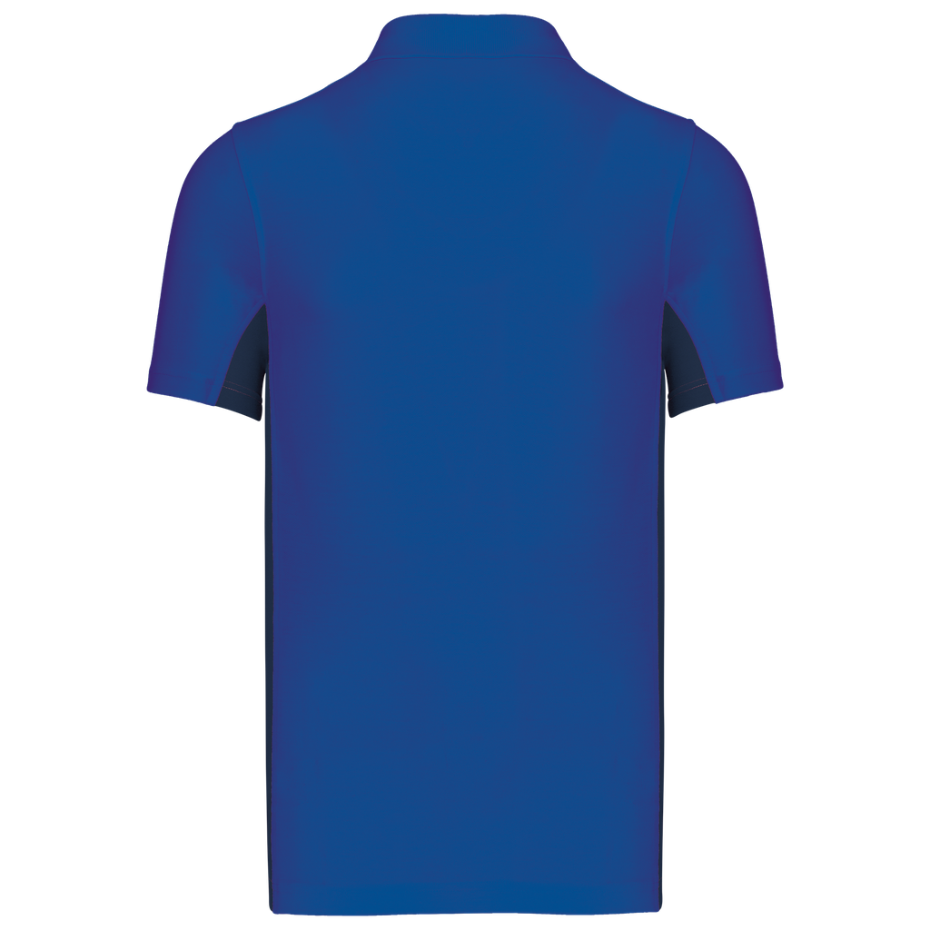 Kariban Polo piqué manches courtes bicolore homme Royal Blue / Navy (K232)