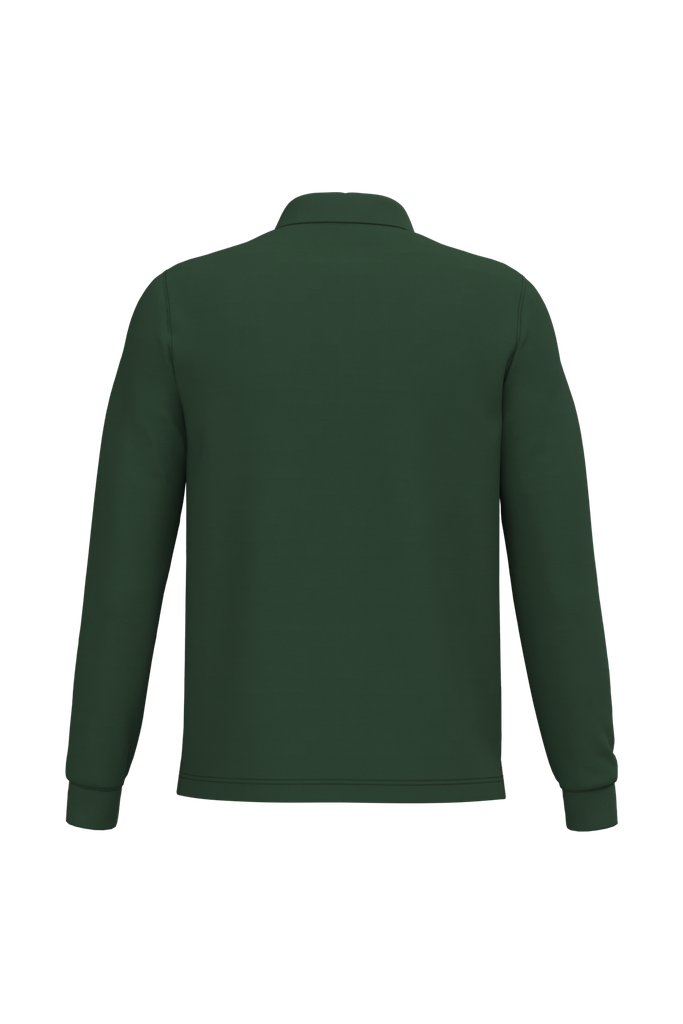 Kariban Polo manches longues homme Forest Green (K243)
