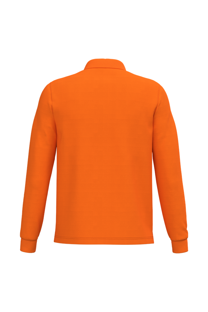 Kariban Polo manches longues homme Orange (K243)